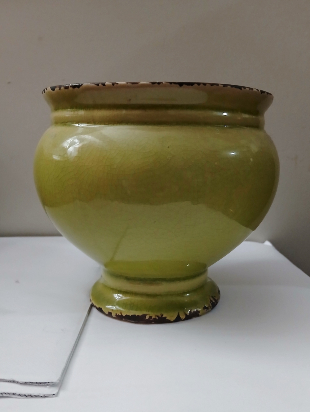 Green Ceramic Plant Vase